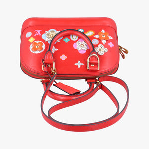 Pre-owned Louis Vuitton Alma BB Red EPI M53513 shoulderbag | stylenewstar