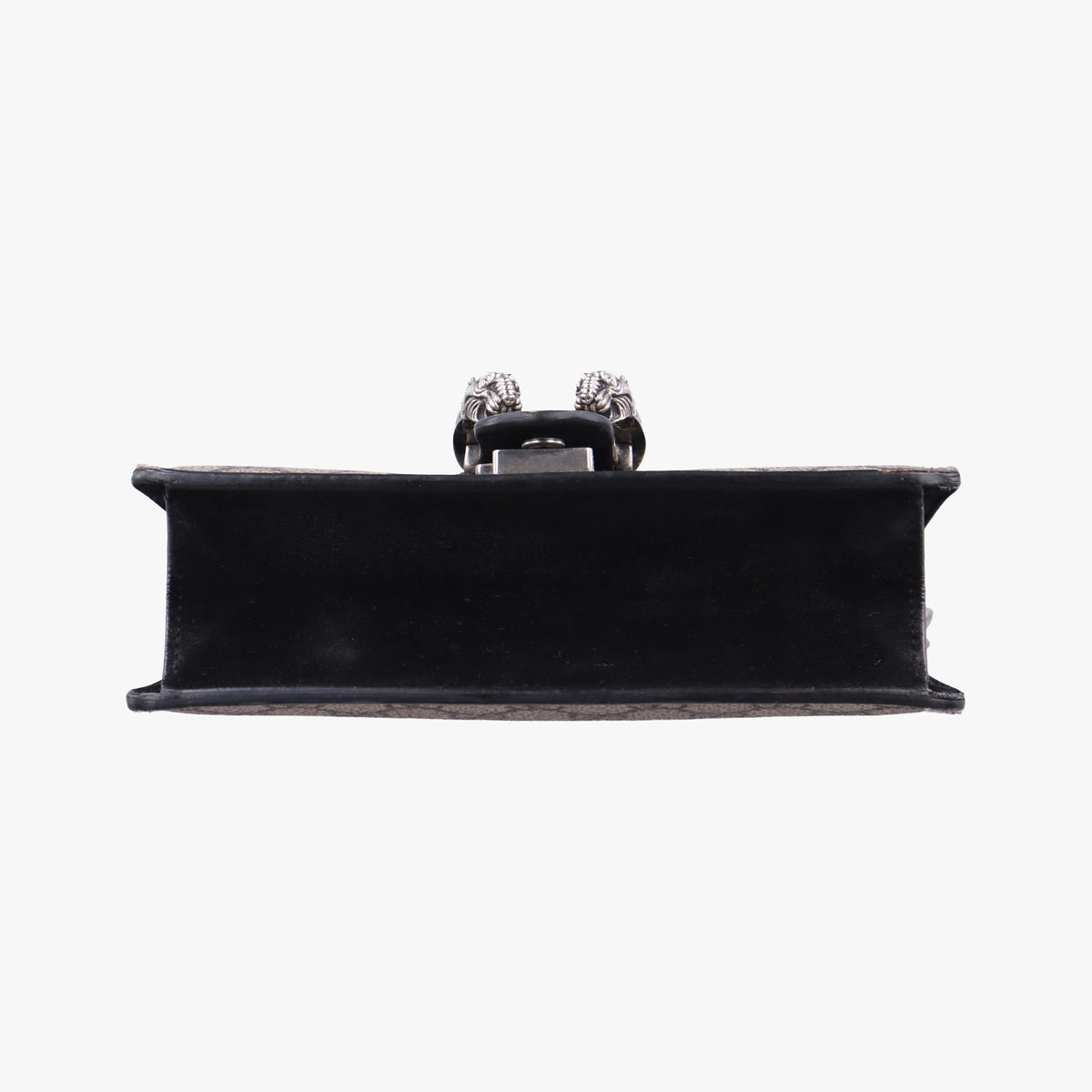 Pre-owned Gucci Dionysus beige×black PVC coated canvas × suede 421970 shoulderbag | stylenewstar