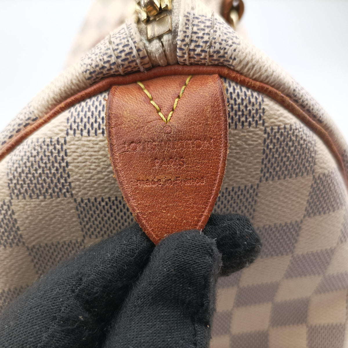 Pre-owned Louis Vuitton Speedy 30 AZUR Damier Canvas N41533 handbag | stylenewstar