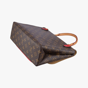 Pre-owned Louis Vuitton MARIGNAN Brown×COQUELICOT Monogram Canvas×calf leather M44544 shoulderbag | stylenewstar