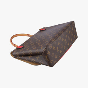 Pre-owned Louis Vuitton MARIGNAN Brown×COQUELICOT Monogram Canvas×calf leather M44544 shoulderbag | stylenewstar