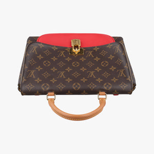 Pre-owned Louis Vuitton MARIGNAN Brown×COQUELICOT Monogram Canvas×calf leather M44544 shoulderbag | stylenewstar