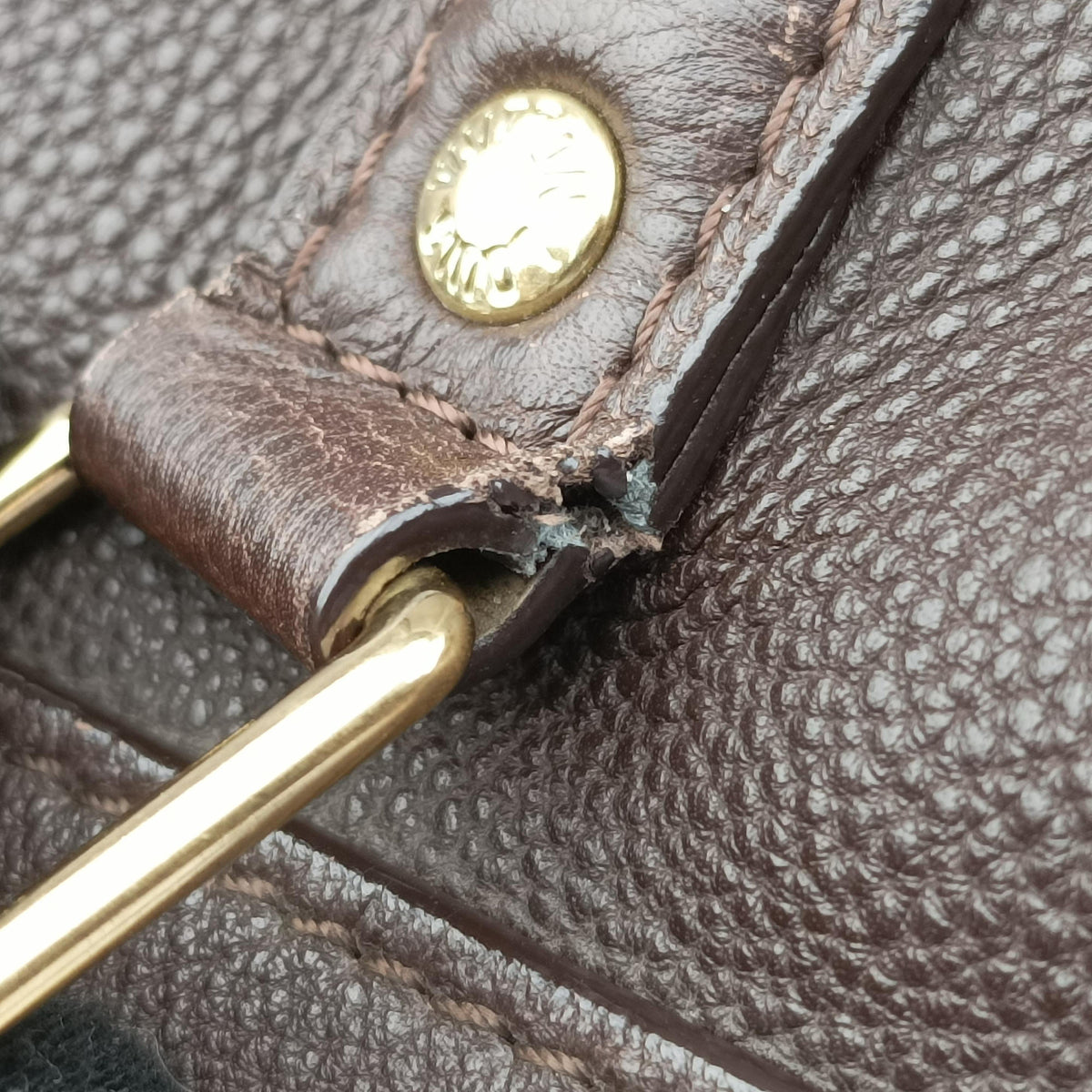 Pre-owned Louis Vuitton Sofia Coppola SC Bag GM Chocolate Taurillon leather M94342 shoulderbag | stylenewstar
