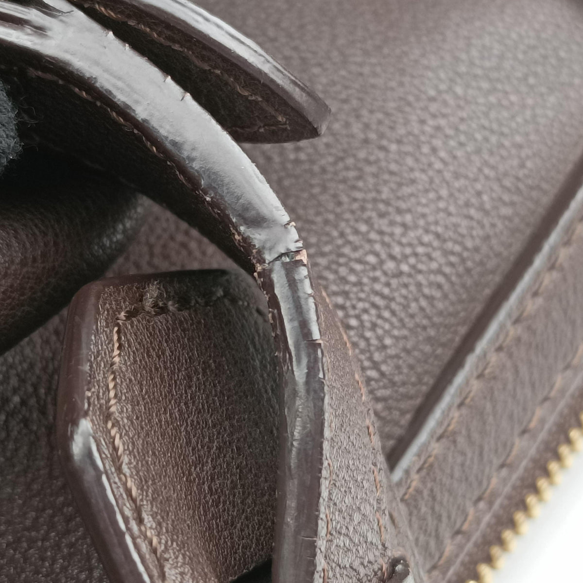 Pre-owned Louis Vuitton Sofia Coppola SC Bag GM Chocolate Taurillon leather M94342 shoulderbag | stylenewstar