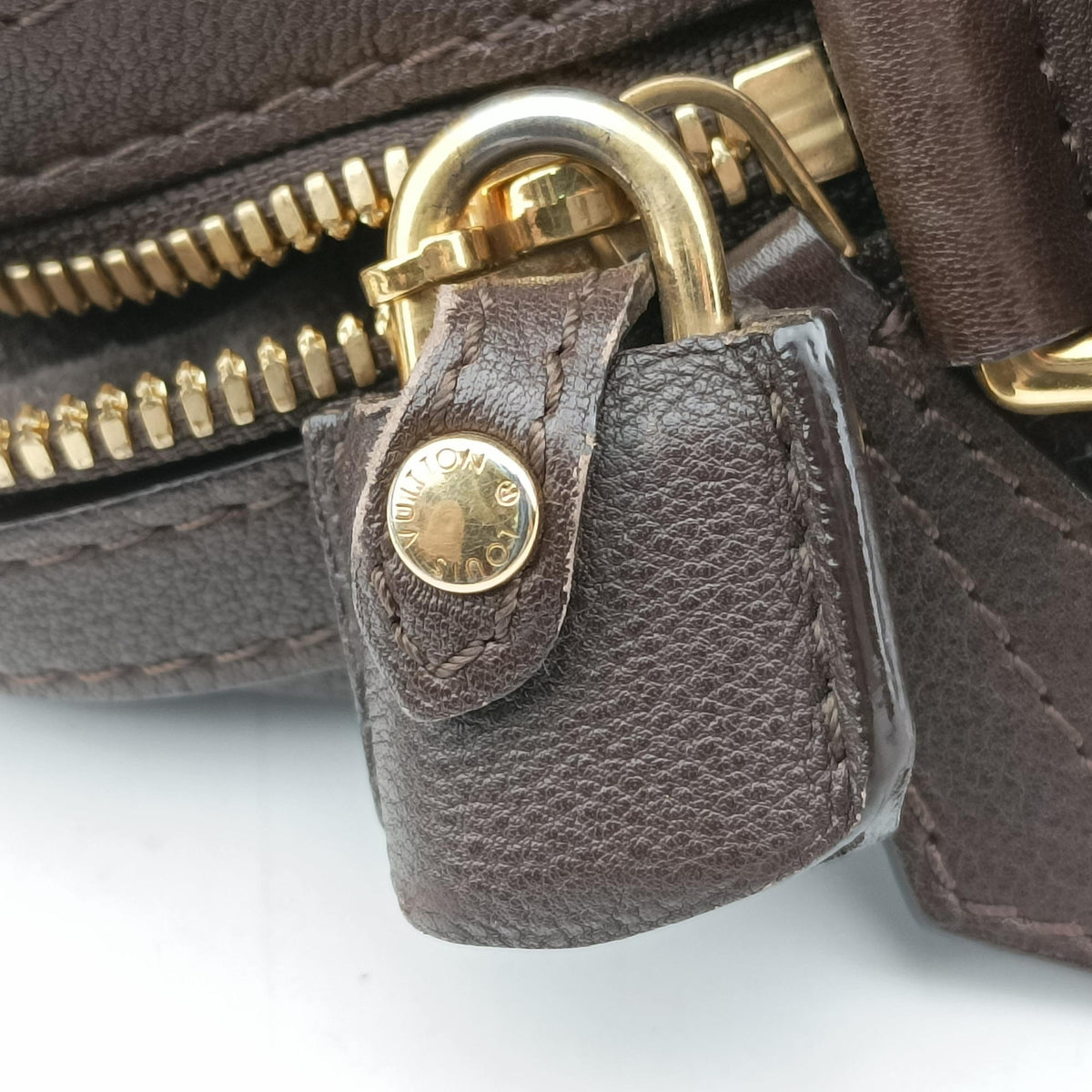 Pre-owned Louis Vuitton Sofia Coppola SC Bag GM Chocolate Taurillon leather M94342 shoulderbag | stylenewstar