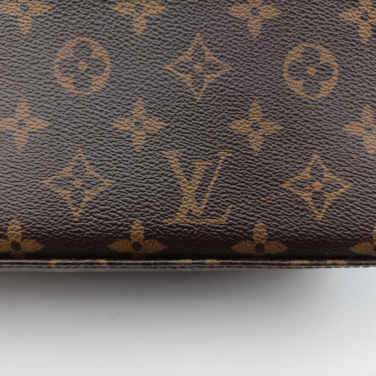 Pre-owned Louis Vuitton SAINT MICHEL Monogram/Brown x Orange Monogram Canvas×epi  shoulderbag | stylenewstar