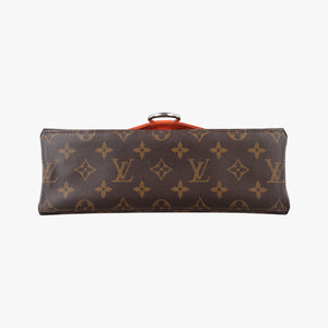 Pre-owned Louis Vuitton SAINT MICHEL Monogram/Brown x Orange Monogram Canvas×epi  shoulderbag | stylenewstar