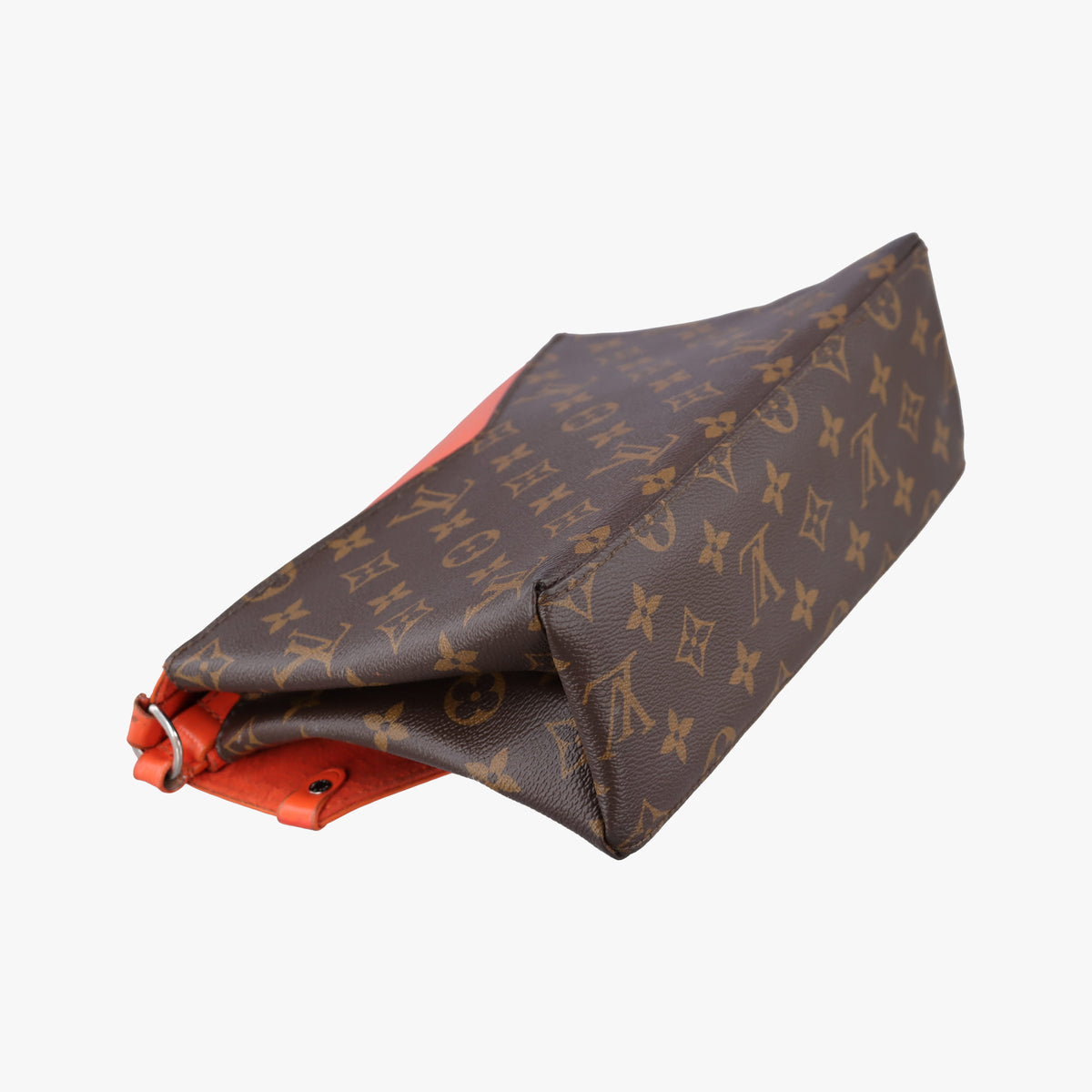 Pre-owned Louis Vuitton SAINT MICHEL Monogram/Brown x Orange Monogram Canvas×epi  shoulderbag | stylenewstar