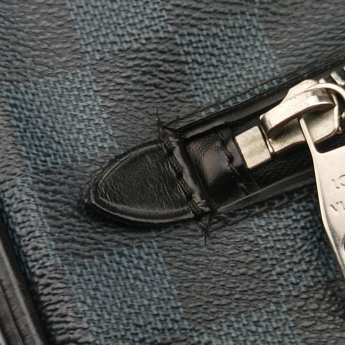 Pre-owned Louis Vuitton Porte-Documents Business Cobalt×Noir Damier canvas N41347 handbag | stylenewstar