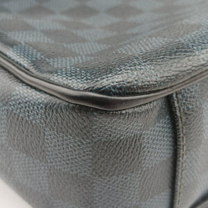 Pre-owned Louis Vuitton Porte-Documents Business Cobalt×Noir Damier canvas N41347 handbag | stylenewstar