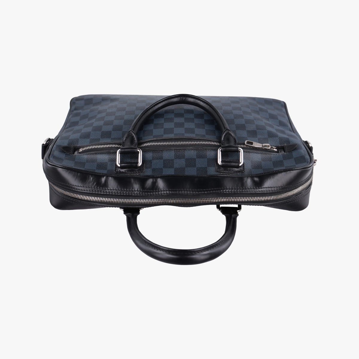 Pre-owned Louis Vuitton Porte-Documents Business Cobalt×Noir Damier canvas N41347 handbag | stylenewstar