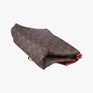 Pre-owned Louis Vuitton SAINT MICHEL Brown×COQUELICOT Monogram Canvas×epi M44031 shoulderbag | stylenewstar