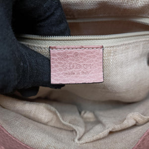 Secondhand Gucci Interlocking G Pink Leather 510302 shoulderbag | stylenewstar
