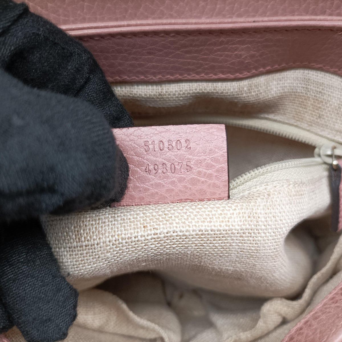 Secondhand Gucci Interlocking G Pink Leather 510302 shoulderbag | stylenewstar