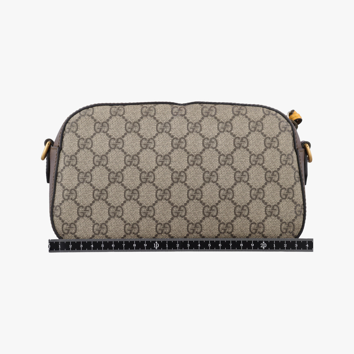 Pre-owned Gucci Neo Vintage Messenger beige×brown PVC coated canvas×Leather 476466 shoulderbag | stylenewstar