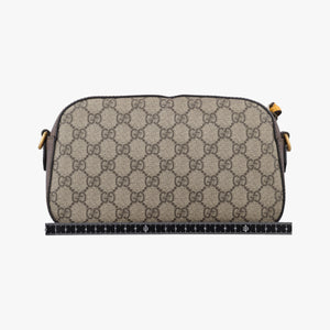 Pre-owned Gucci Neo Vintage Messenger beige×brown PVC coated canvas×Leather 476466 shoulderbag | stylenewstar