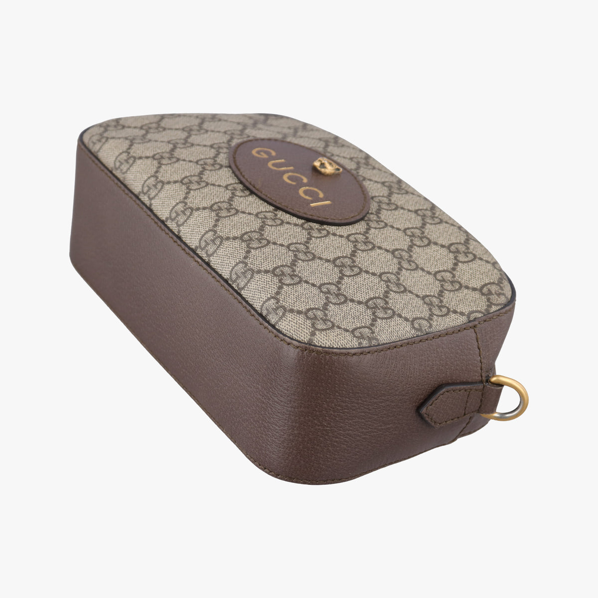Pre-owned Gucci Neo Vintage Messenger beige×brown PVC coated canvas×Leather 476466 shoulderbag | stylenewstar