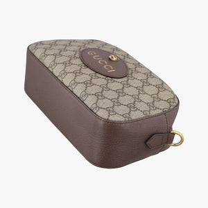 Pre-owned Gucci Neo Vintage Messenger beige×brown PVC coated canvas×Leather 476466 shoulderbag | stylenewstar