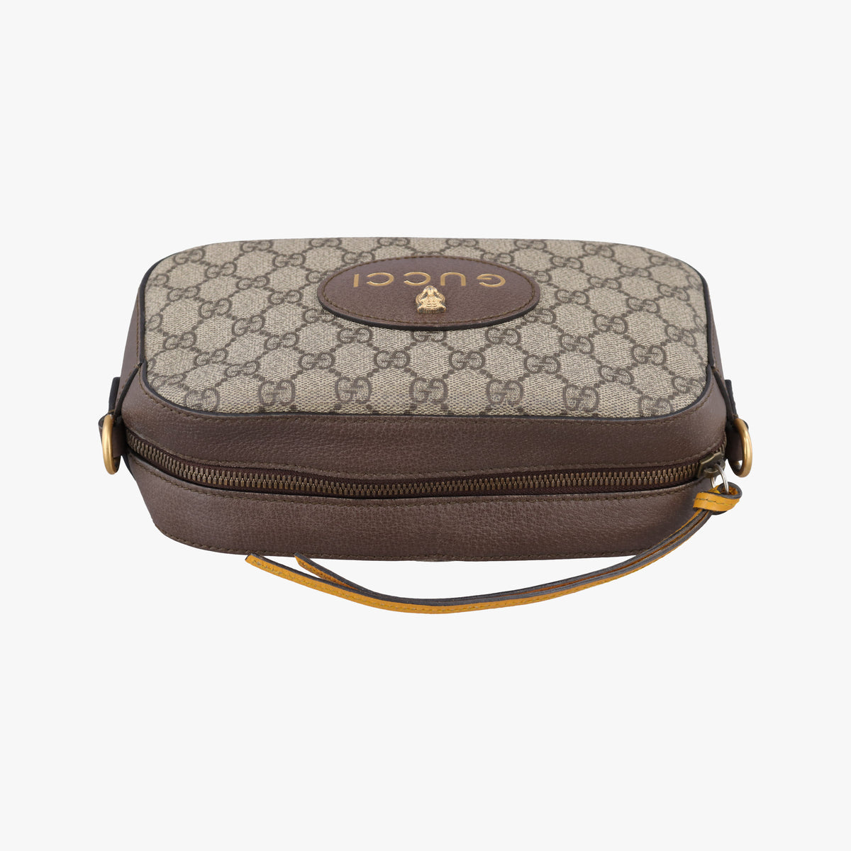 Pre-owned Gucci Neo Vintage Messenger beige×brown PVC coated canvas×Leather 476466 shoulderbag | stylenewstar