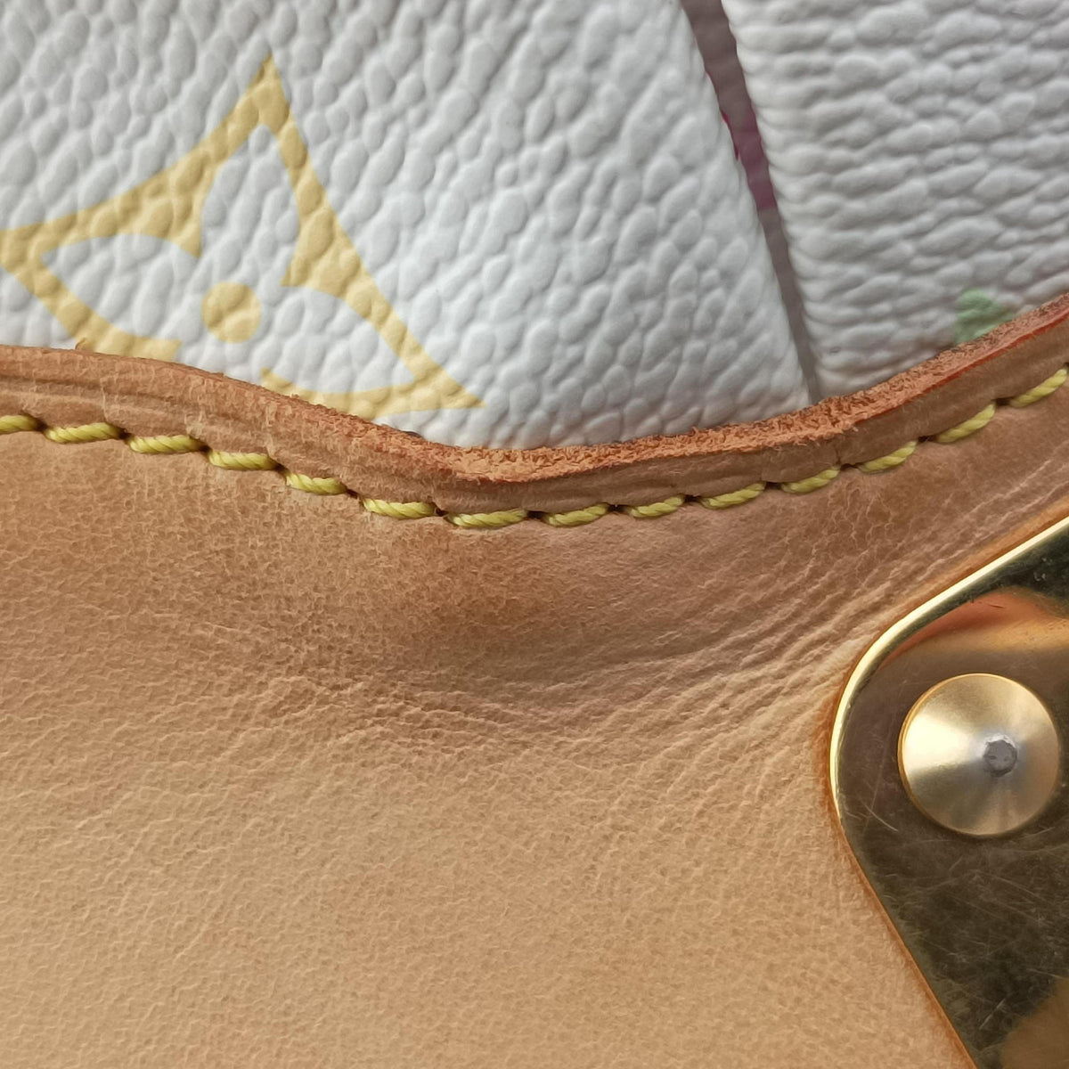 Pre-owned Louis Vuitton JUDY PM white Monogram Multicolor M40257 shoulderbag | stylenewstar