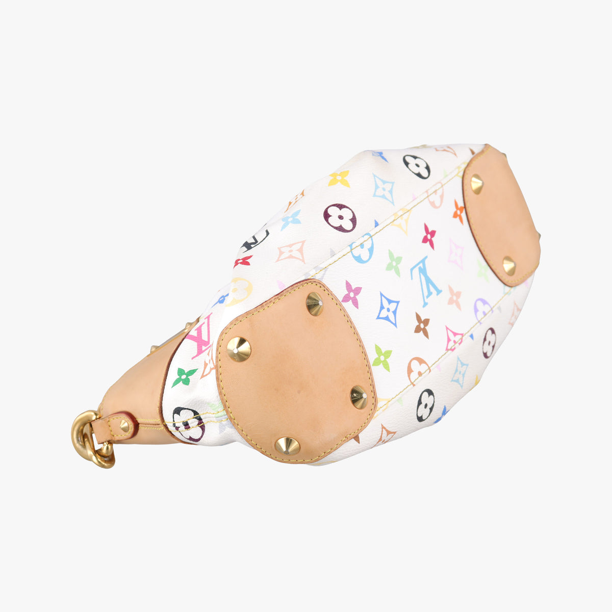 Pre-owned Louis Vuitton JUDY PM white Monogram Multicolor M40257 shoulderbag | stylenewstar