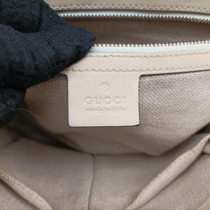 Secondhand Gucci Snaffle Bit Beige Leather 263955 shoulderbag | stylenewstar