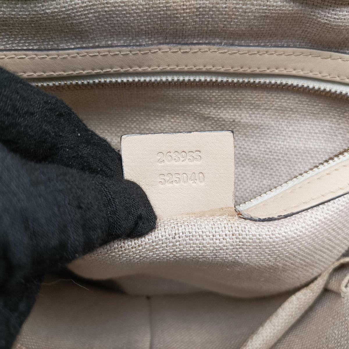 Secondhand Gucci Snaffle Bit Beige Leather 263955 shoulderbag | stylenewstar