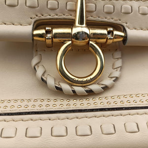 Secondhand Gucci Snaffle Bit Beige Leather 263955 shoulderbag | stylenewstar