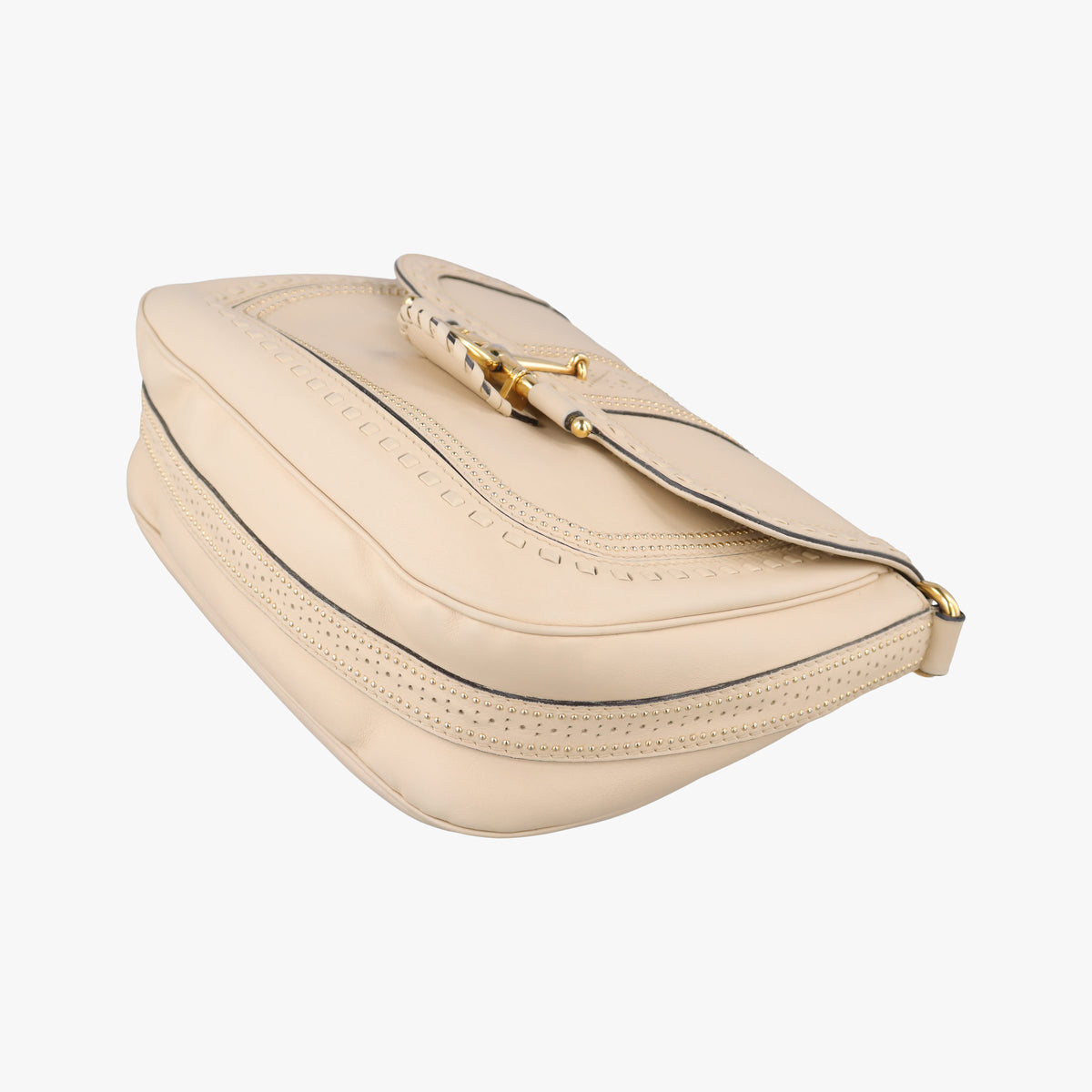 Secondhand Gucci Snaffle Bit Beige Leather 263955 shoulderbag | stylenewstar