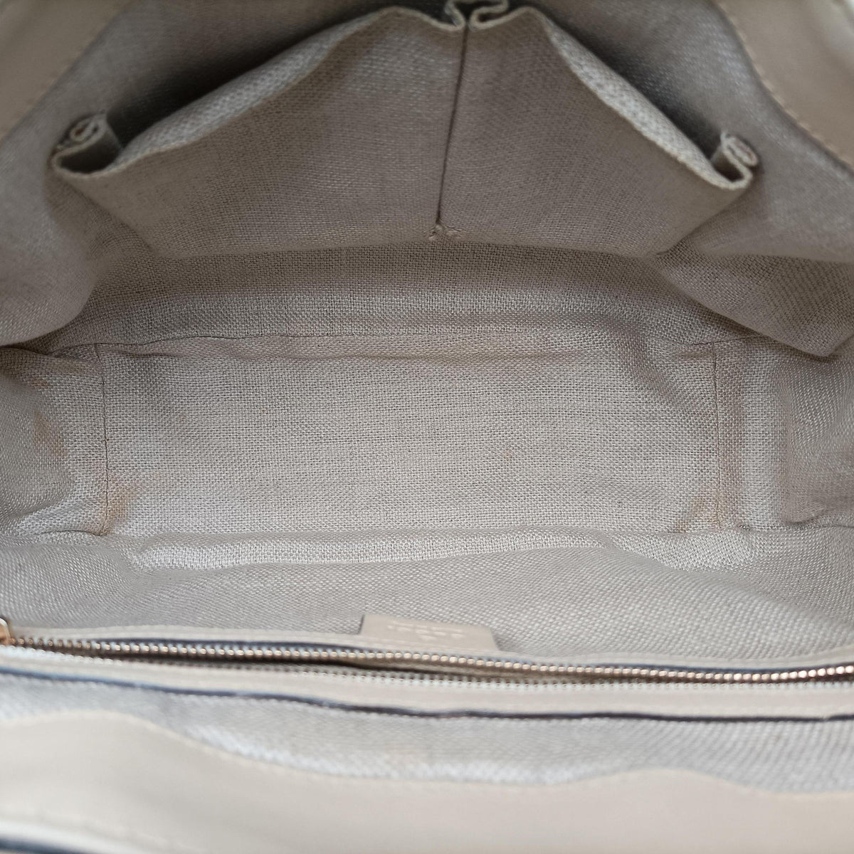 Secondhand Gucci Snaffle Bit Beige Leather 263955 shoulderbag | stylenewstar