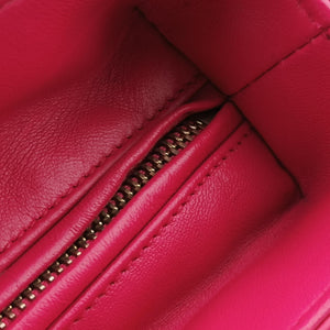 Pre-owned Christian Dior Lady dior Rose Lambskin  handbag | stylenewstar