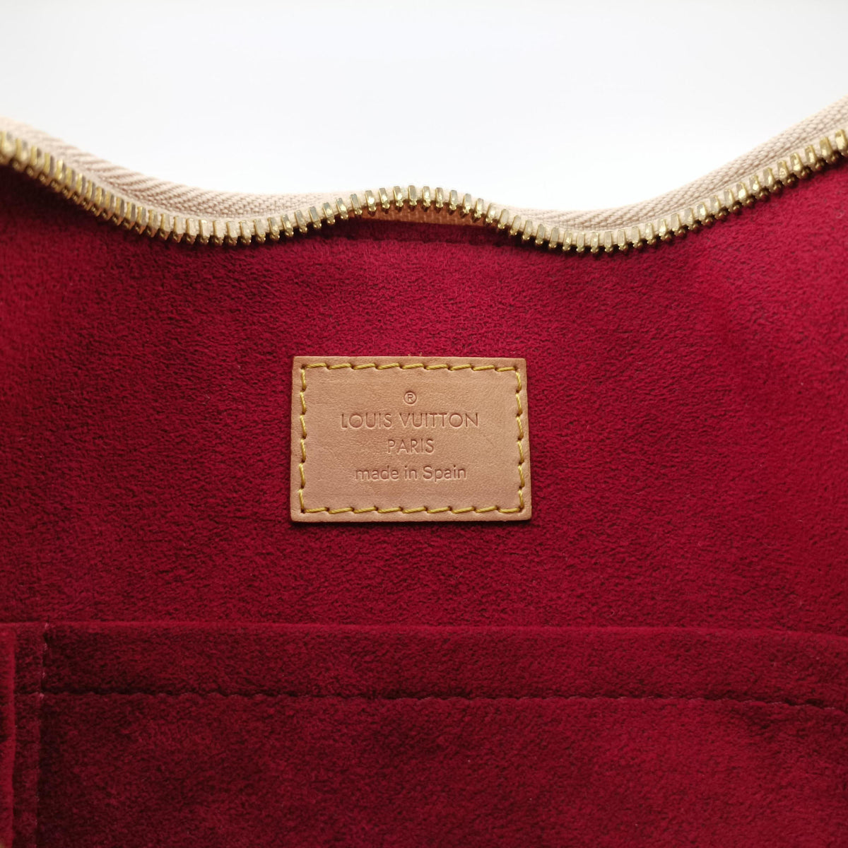 Pre-owned Louis Vuitton GRETA white Monogram Multicolor M40195 handbag | stylenewstar
