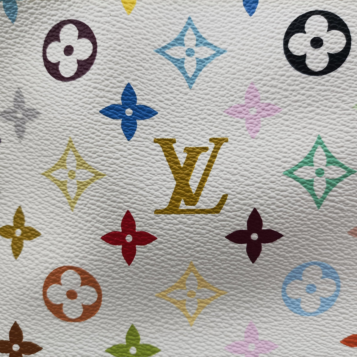 Pre-owned Louis Vuitton GRETA white Monogram Multicolor M40195 handbag | stylenewstar