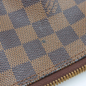 Pre-owned Louis Vuitton SALEYA PM EBENE Damier Canvas N51183 handbag | stylenewstar