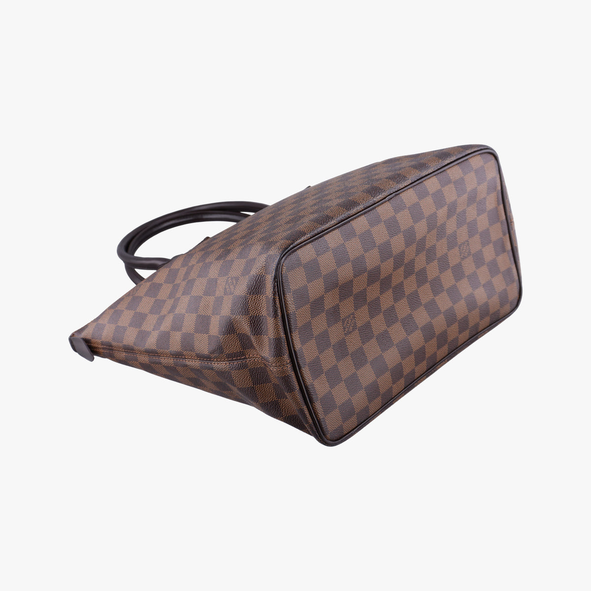 Pre-owned Louis Vuitton SALEYA PM EBENE Damier Canvas N51183 handbag | stylenewstar