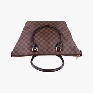 Pre-owned Louis Vuitton SALEYA PM EBENE Damier Canvas N51183 handbag | stylenewstar