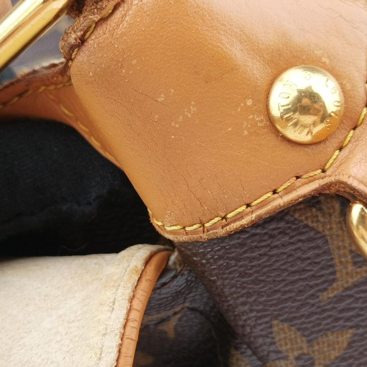 Secondhand Louis Vuitton Beverly MM brown Monogram Canvas M40121 handbag | stylenewstar