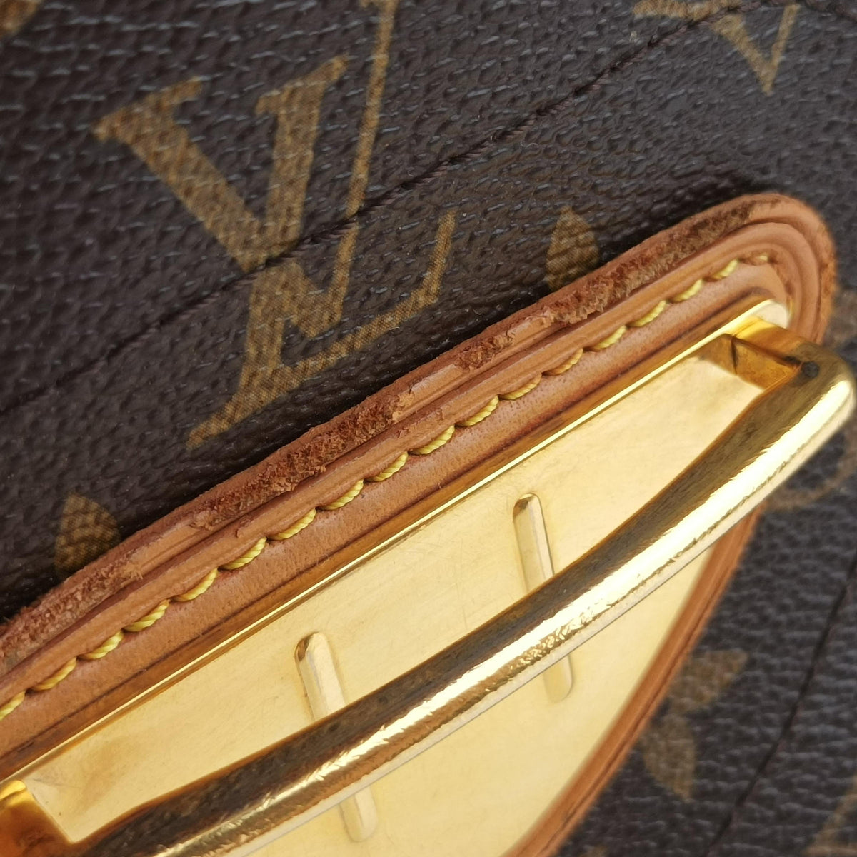 Secondhand Louis Vuitton Beverly MM brown Monogram Canvas M40121 handbag | stylenewstar
