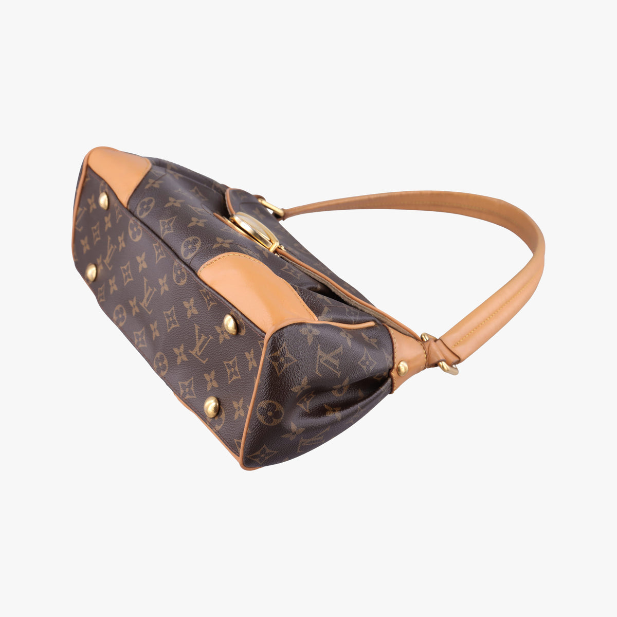 Secondhand Louis Vuitton Beverly MM brown Monogram Canvas M40121 handbag | stylenewstar