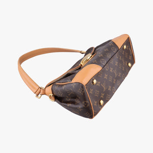 Secondhand Louis Vuitton Beverly MM brown Monogram Canvas M40121 handbag | stylenewstar