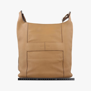 Pre-owned Hermes Good news Brown Taurillon Clemence  shoulderbag | stylenewstar