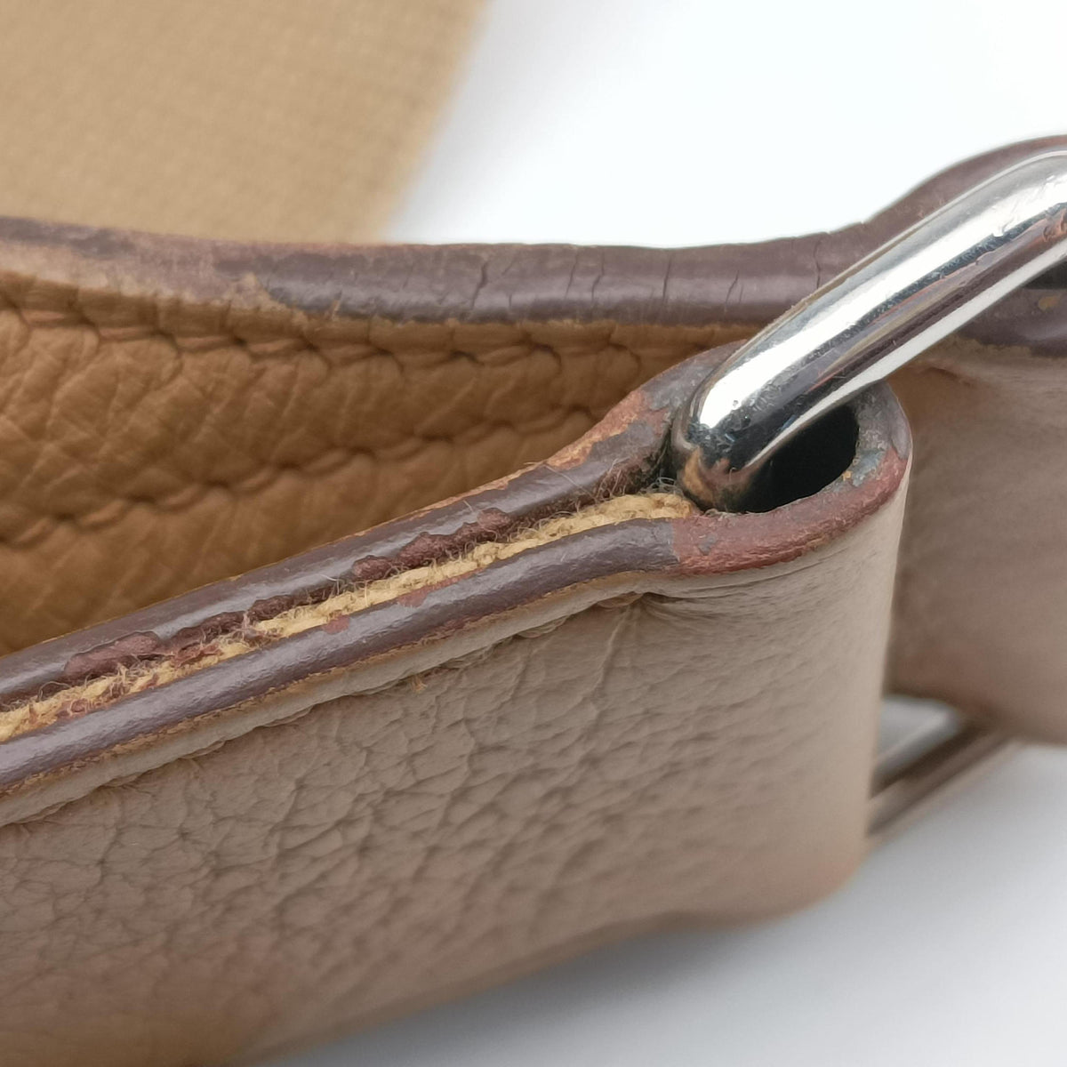 Pre-owned Hermes Good news Brown Taurillon Clemence  shoulderbag | stylenewstar