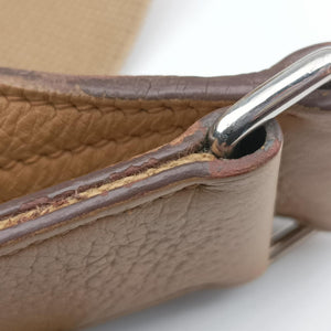 Pre-owned Hermes Good news Brown Taurillon Clemence  shoulderbag | stylenewstar