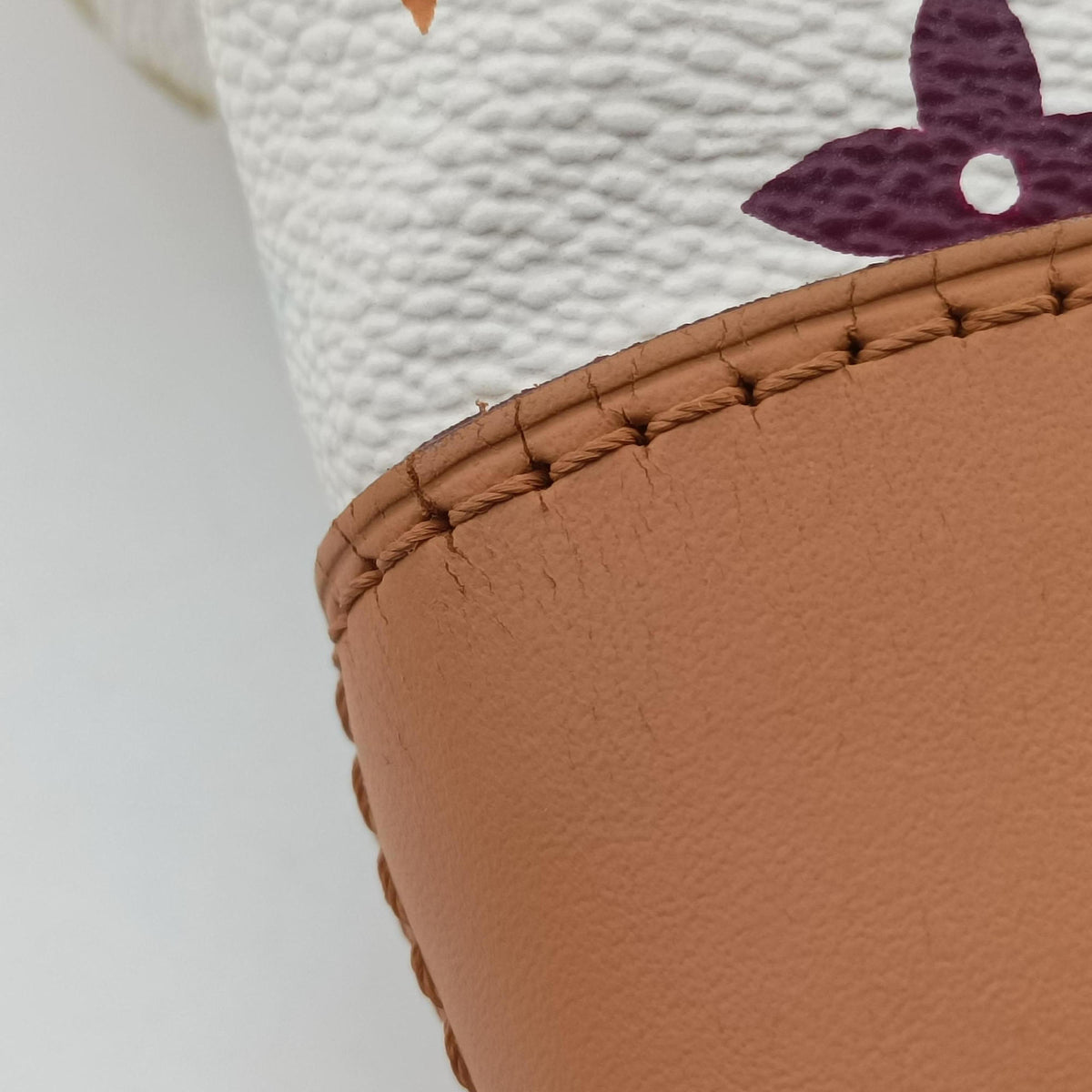 Secondhand Louis Vuitton JUDY MM white Monogram Multicolor M40255 shoulderbag | stylenewstar