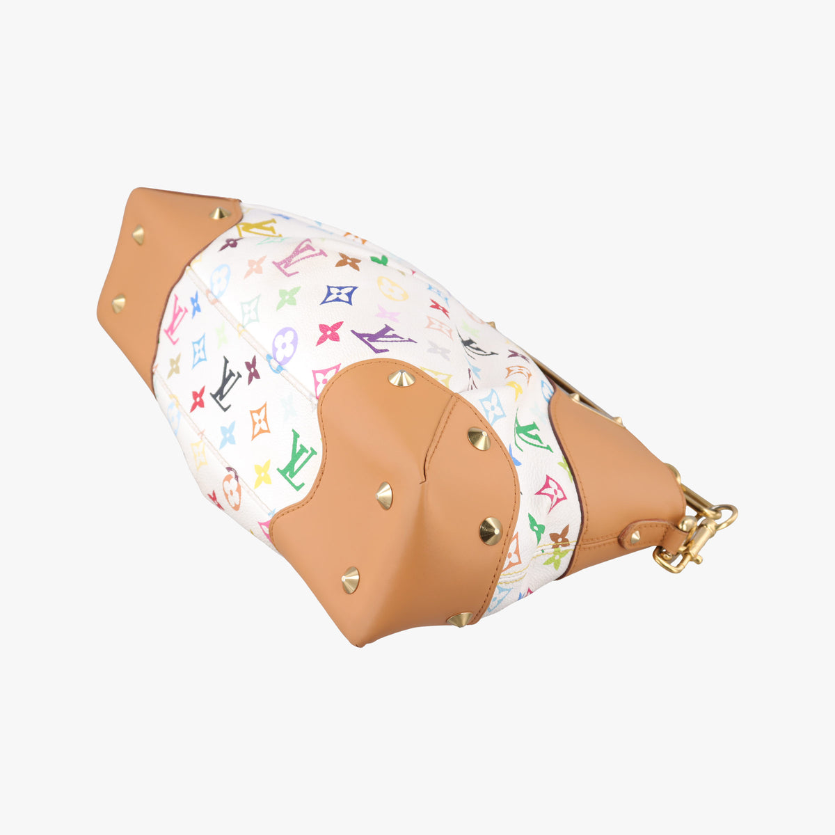 Secondhand Louis Vuitton JUDY MM white Monogram Multicolor M40255 shoulderbag | stylenewstar