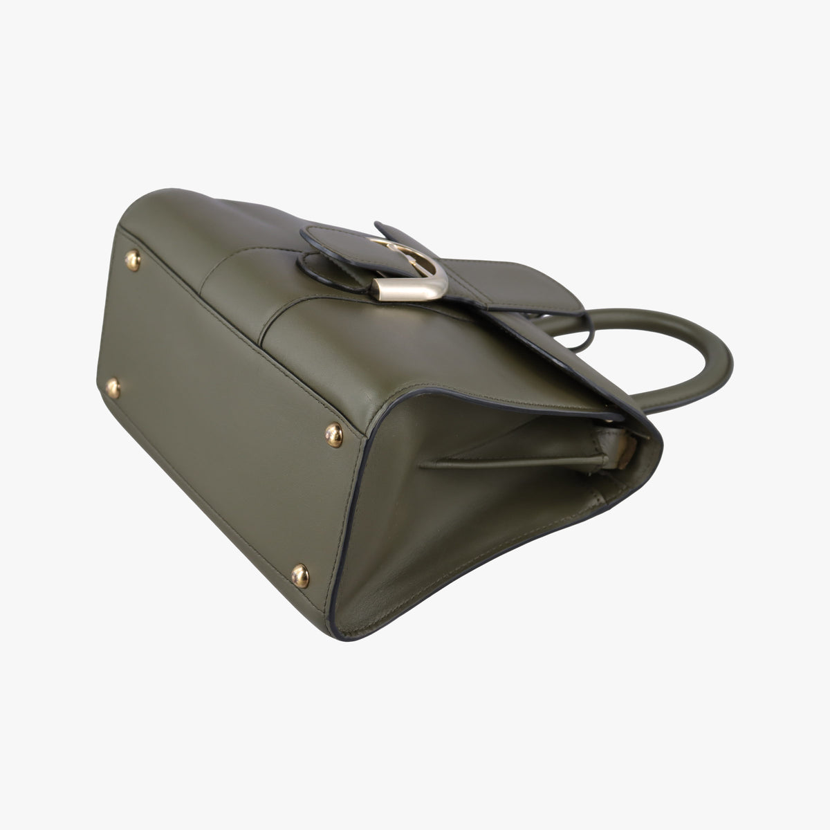 Pre-owned Delvaux Brillant Mini Green leather  shoulderbag | stylenewstar