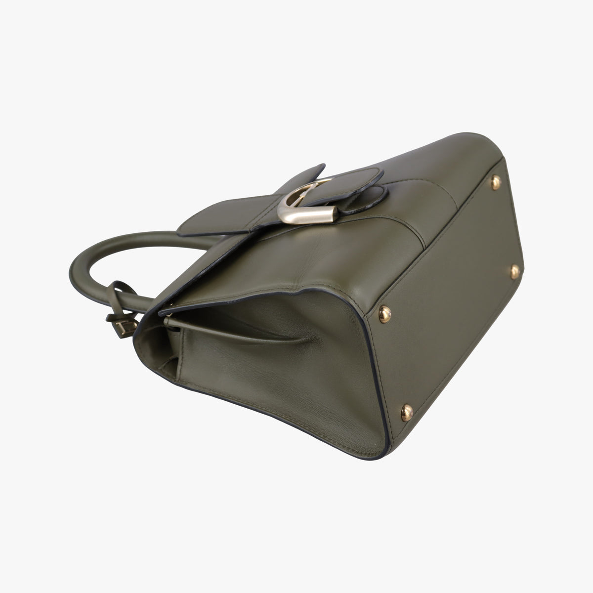 Pre-owned Delvaux Brillant Mini Green leather  shoulderbag | stylenewstar