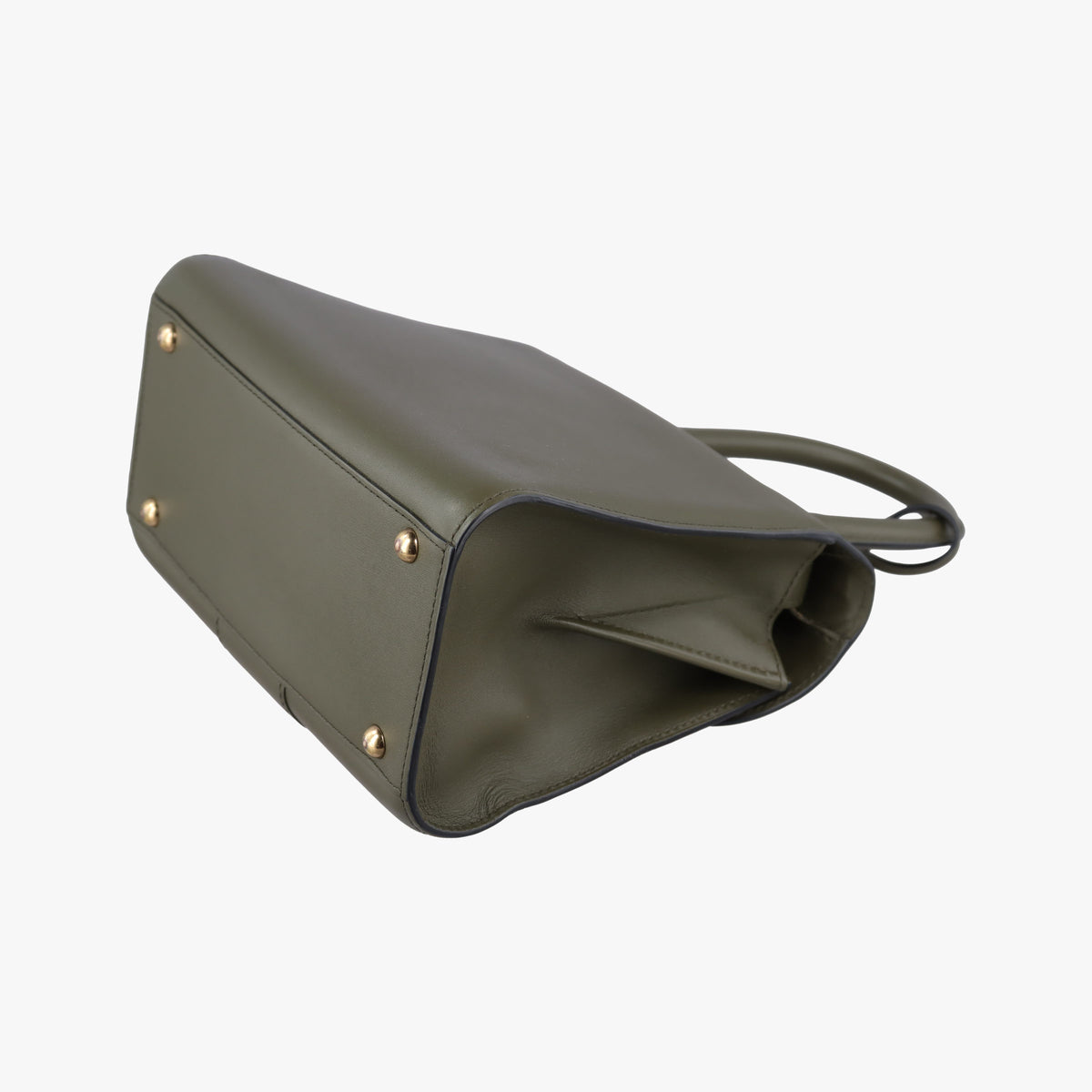 Pre-owned Delvaux Brillant Mini Green leather  shoulderbag | stylenewstar