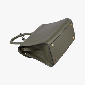 Pre-owned Delvaux Brillant Mini Green leather  shoulderbag | stylenewstar