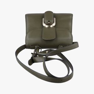 Pre-owned Delvaux Brillant Mini Green leather  shoulderbag | stylenewstar